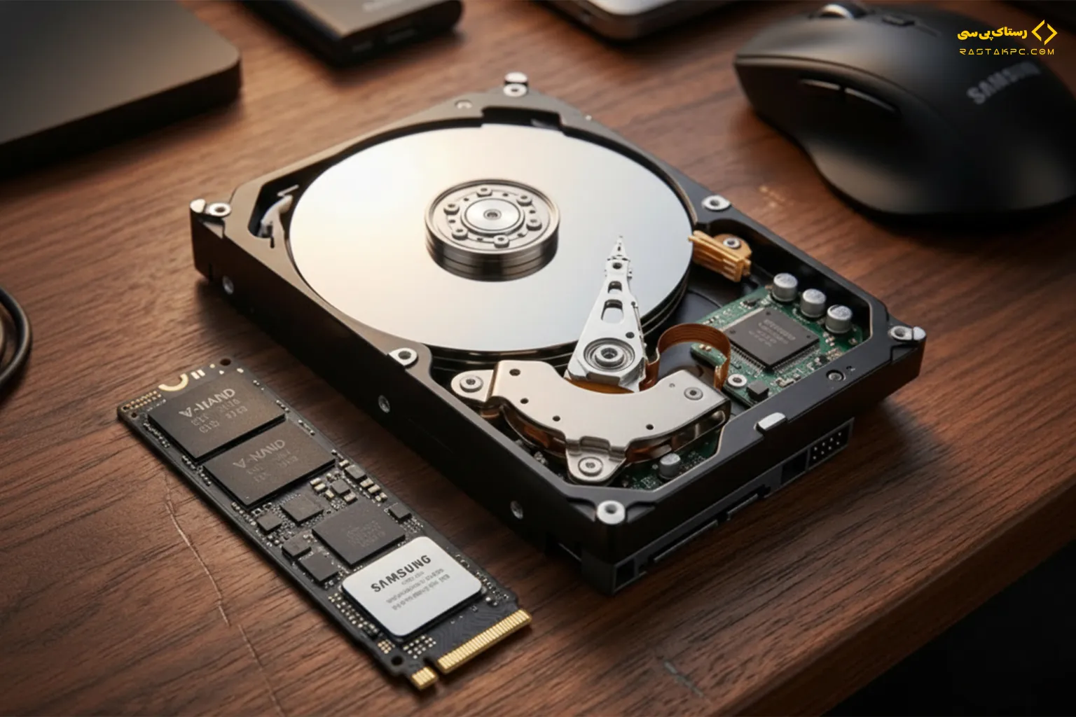 مقایسه هارد SSD و HDD