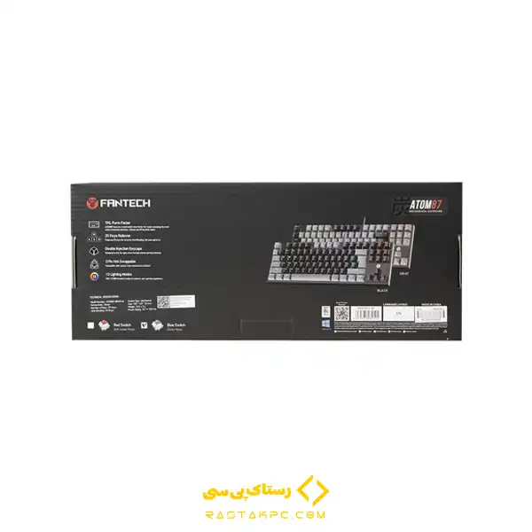 کیبورد گیمینگ فنتک مدل ATOM87 3 فروشگاه رستاک پی سی کیبورد گیمینگ فنتک مدل ATOM87