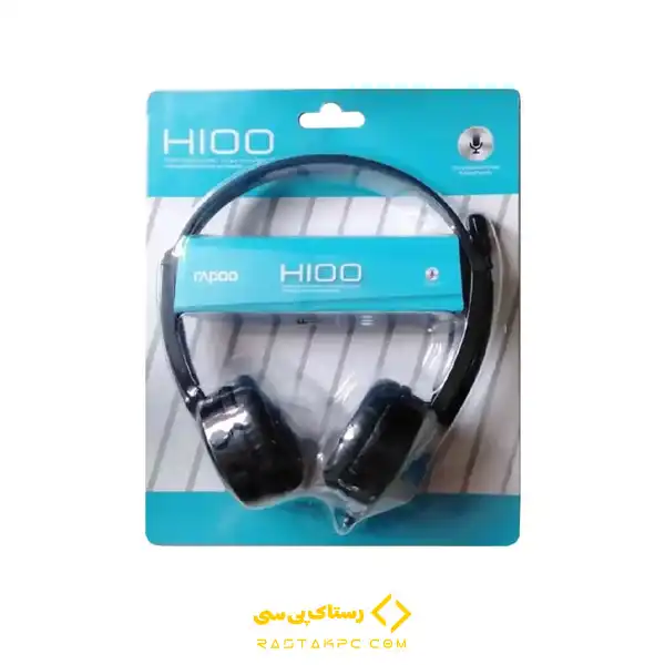 هدست با سیم رپو مدل H100 فروشگاه رستاک پی سی هدست با سیم رپو مدل H100
