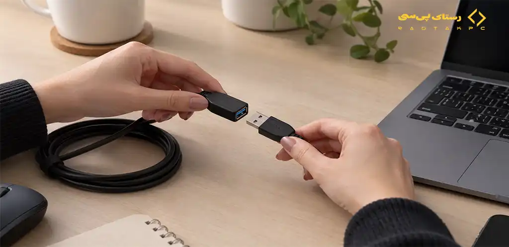 کابل افزایش طول USB
